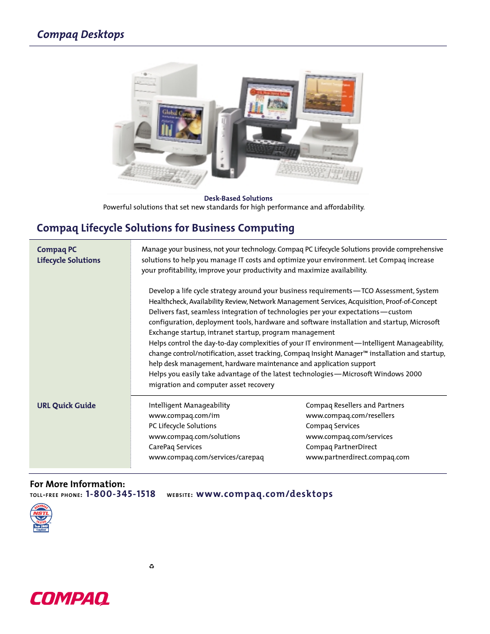 For more information | Compaq EX Series User Manual | Page 8 / 8