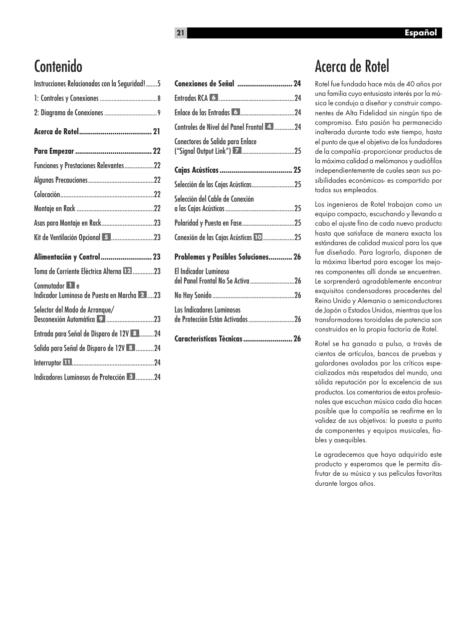 ROTEL RKB-650 User Manual | Page 21 / 56