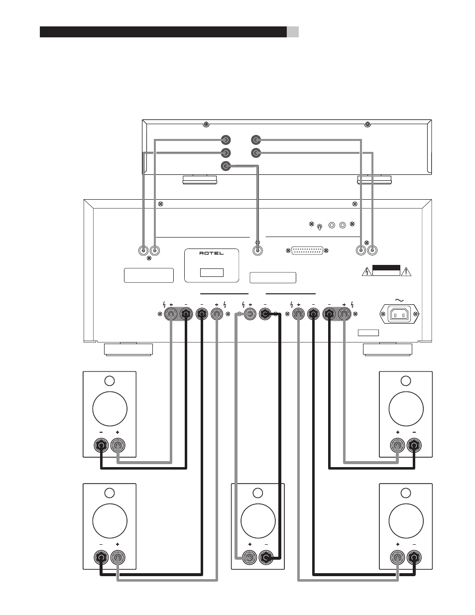 Rotel rmb-1075 preamplifier or signal processor | ROTEL RMB-1075 User Manual | Page 4 / 34