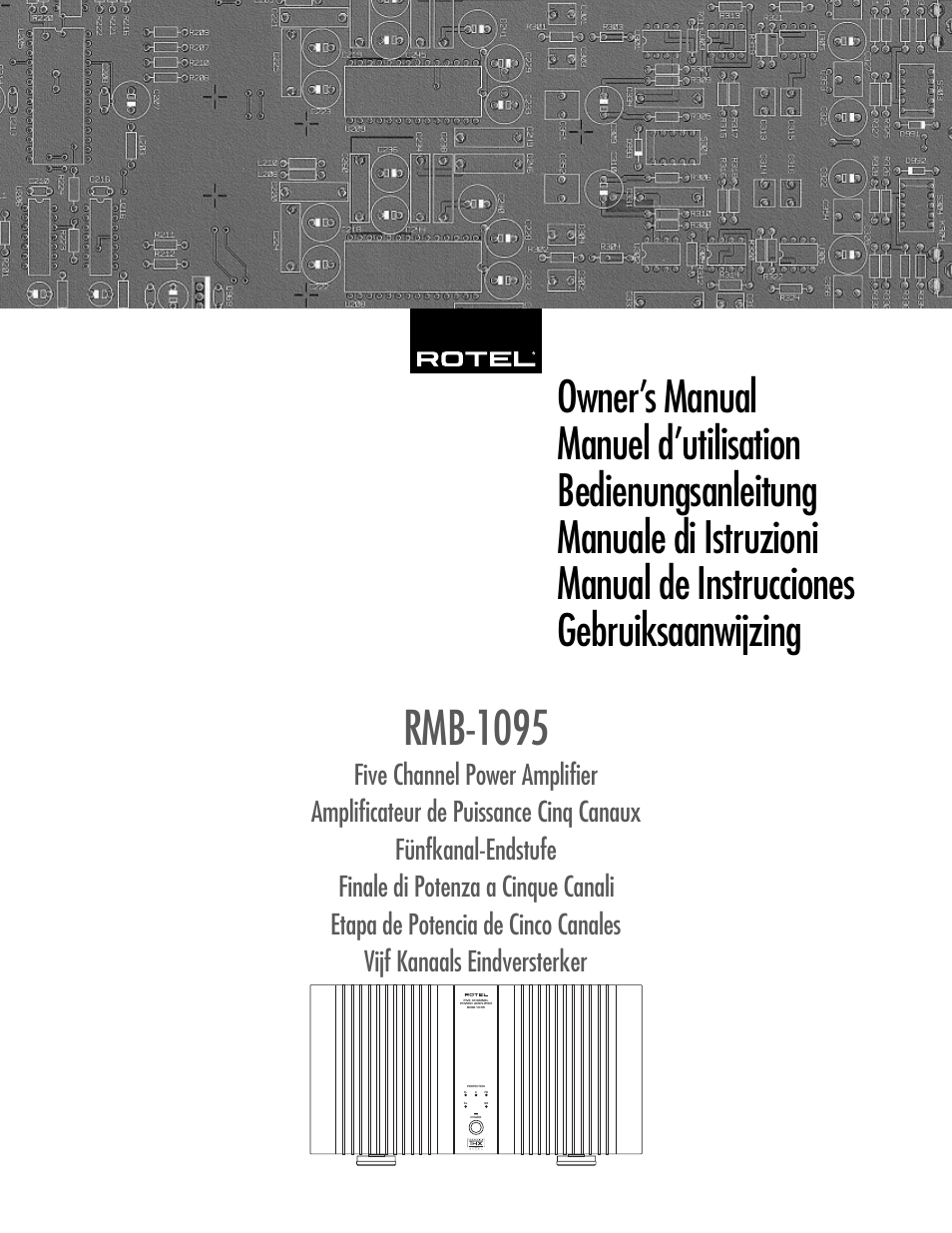 ROTEL RMB-1095 User Manual | 34 pages