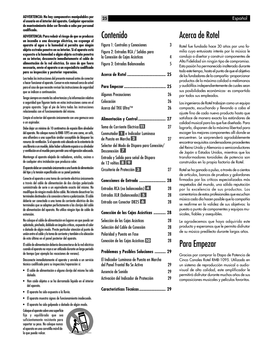 ROTEL RMB-1095 User Manual | Page 25 / 34