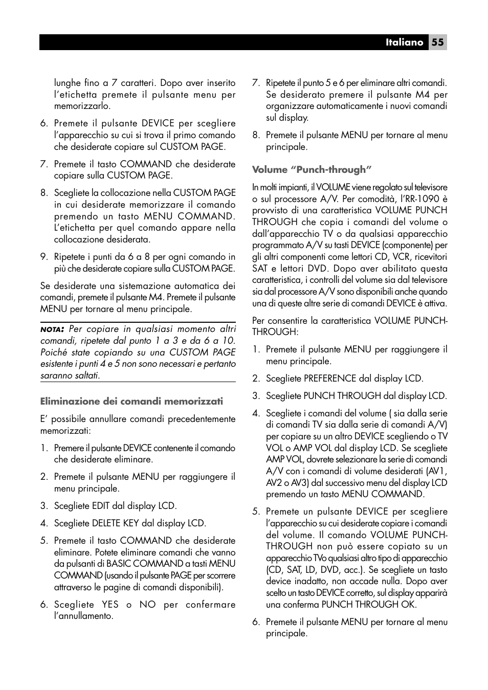 ROTEL RR1090 User Manual | Page 55 / 96