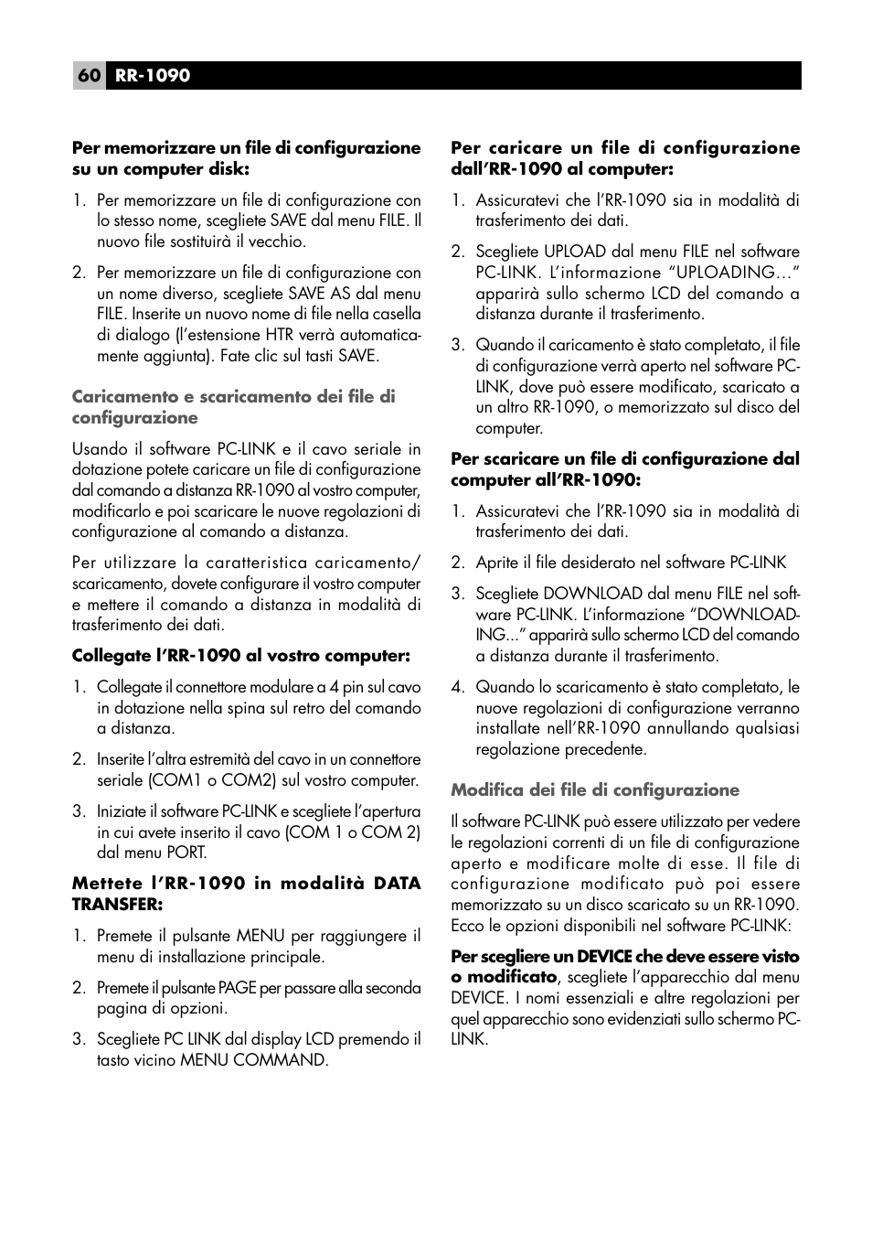 ROTEL RR1090 User Manual | Page 60 / 96