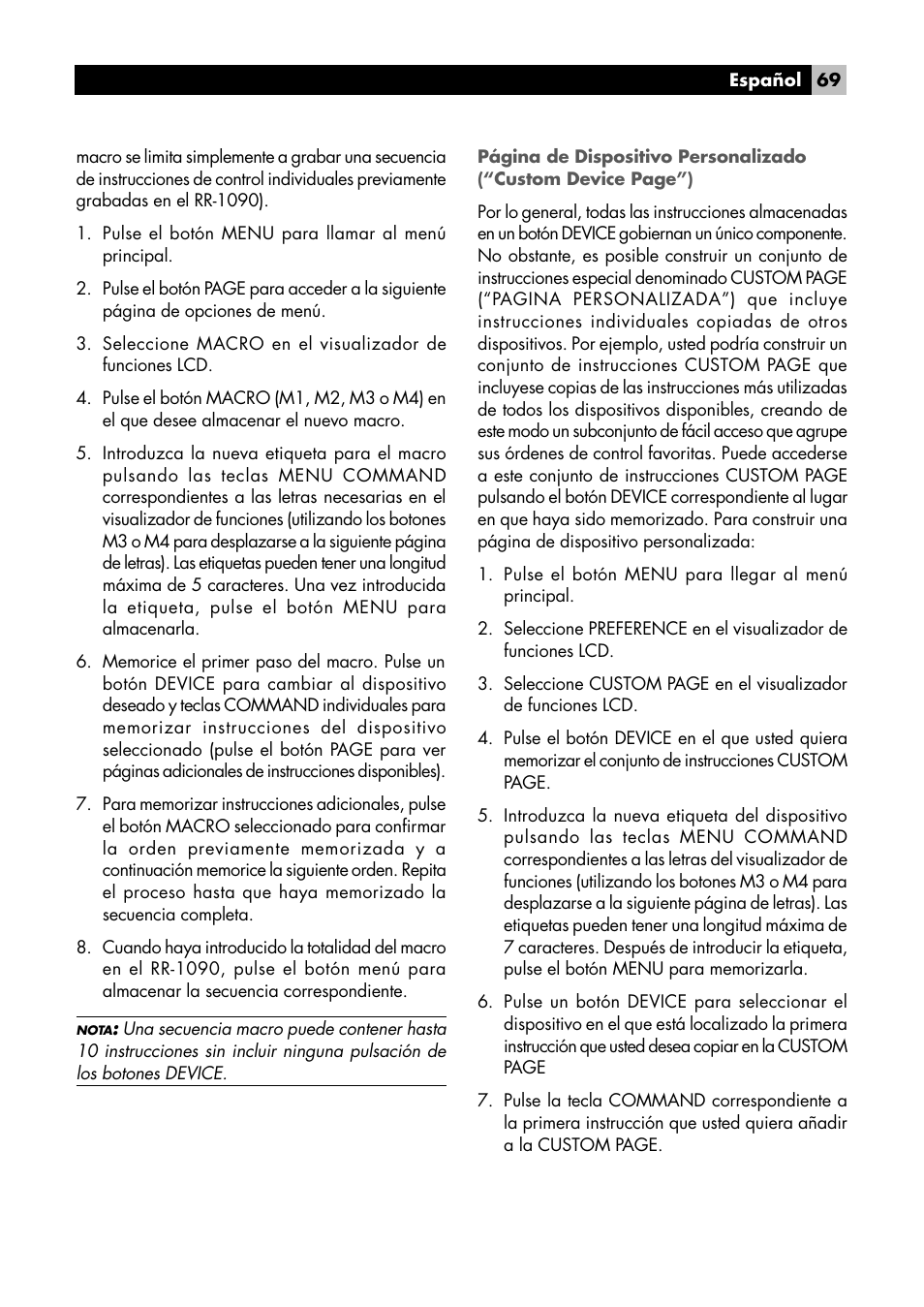 ROTEL RR1090 User Manual | Page 69 / 96