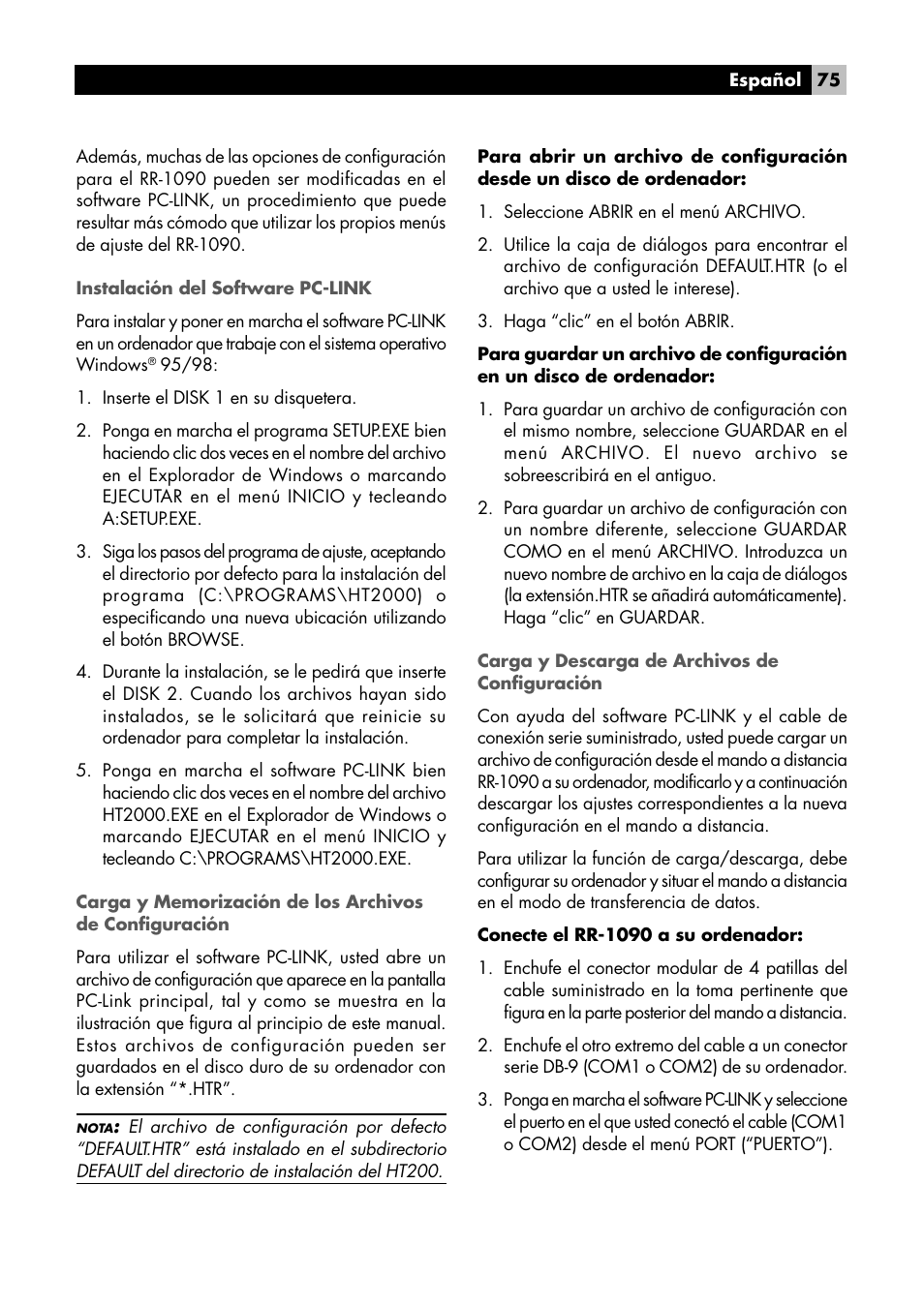 ROTEL RR1090 User Manual | Page 75 / 96