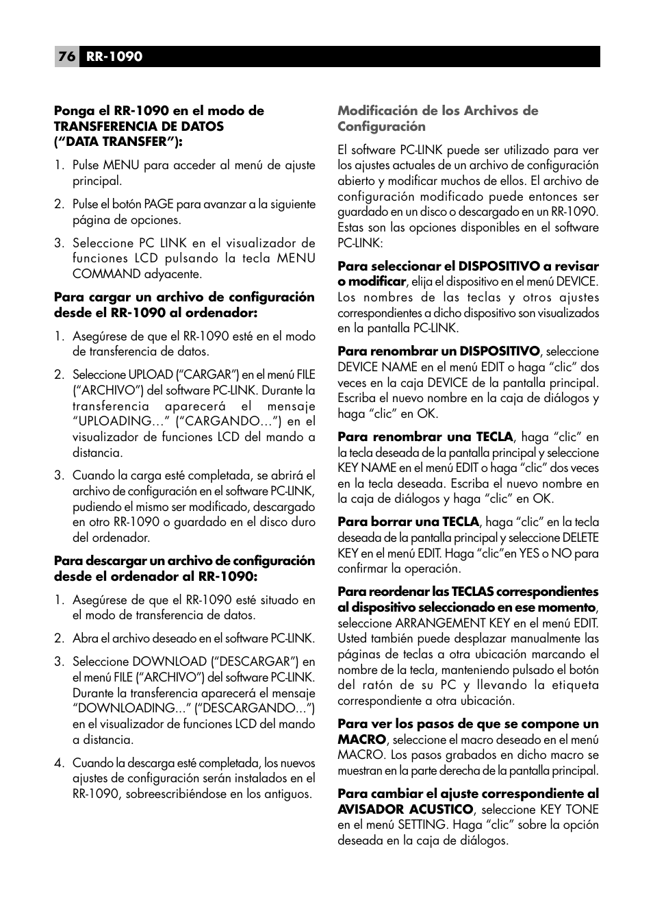 ROTEL RR1090 User Manual | Page 76 / 96