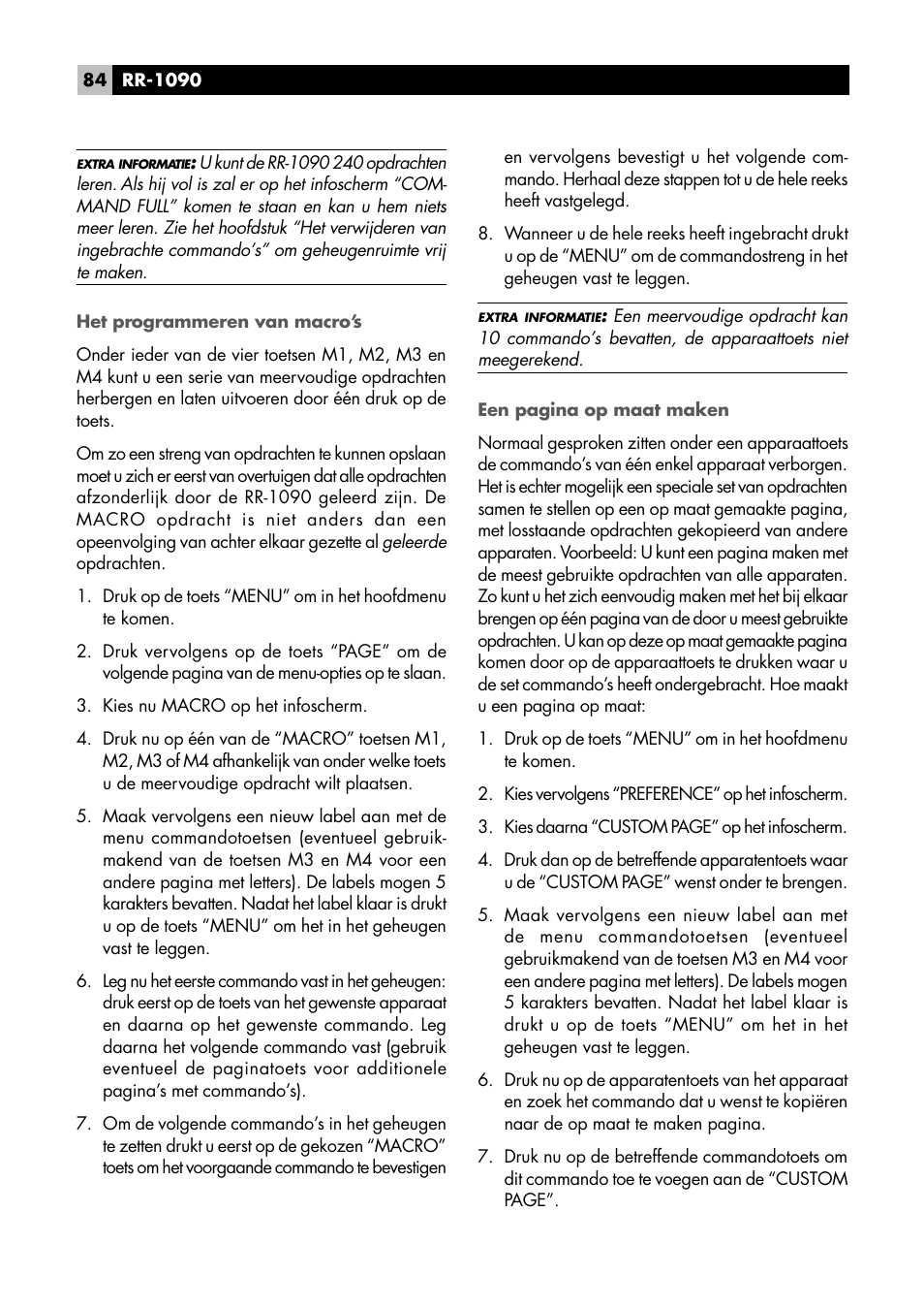 ROTEL RR1090 User Manual | Page 84 / 96