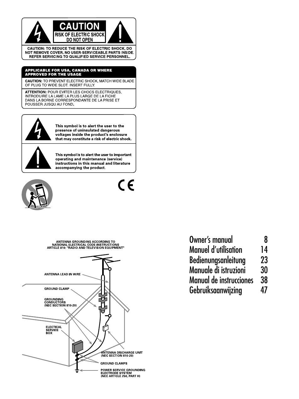 ROTEL RT1080 User Manual | Page 2 / 56