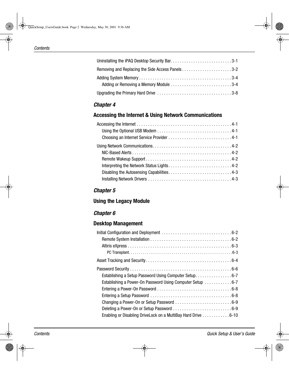 Compaq iPAQ User Manual | Page 5 / 73