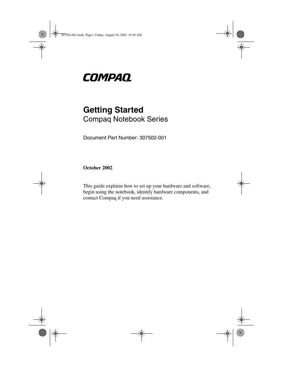 Compaq 307502-001 User Manual | 48 pages