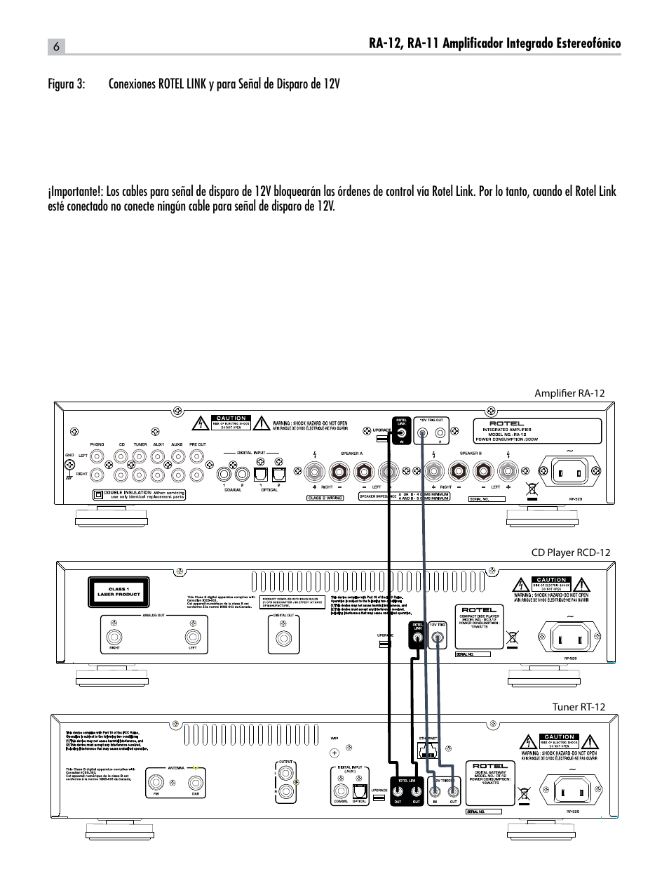 ROTEL RA-12 User Manual | Page 6 / 15