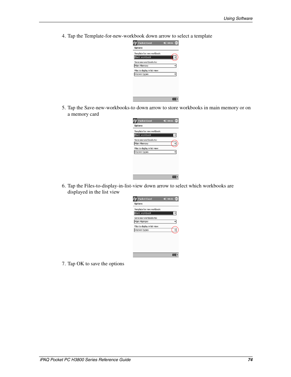 Compaq iPAQ H3800 User Manual | Page 74 / 116
