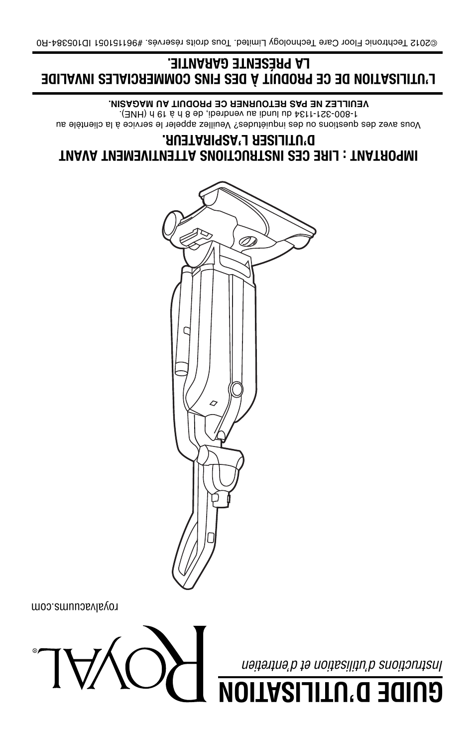 Royal Vacuums UR30090 User Manual | 48 pages