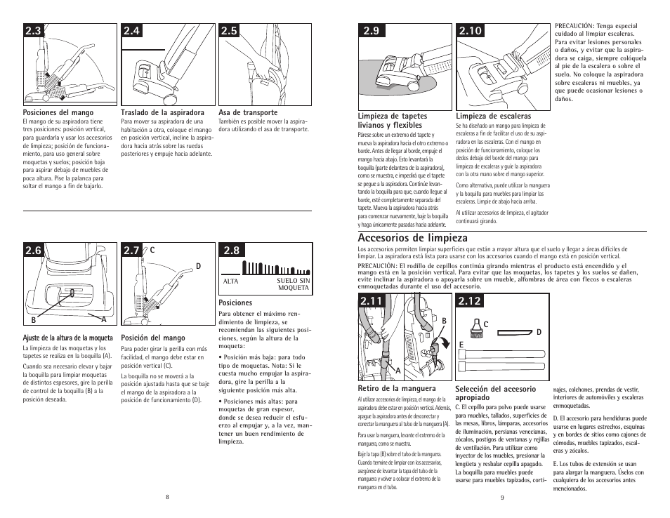 Accesorios de limpieza | Royal Vacuums CR50005 User Manual | Page 22 / 22