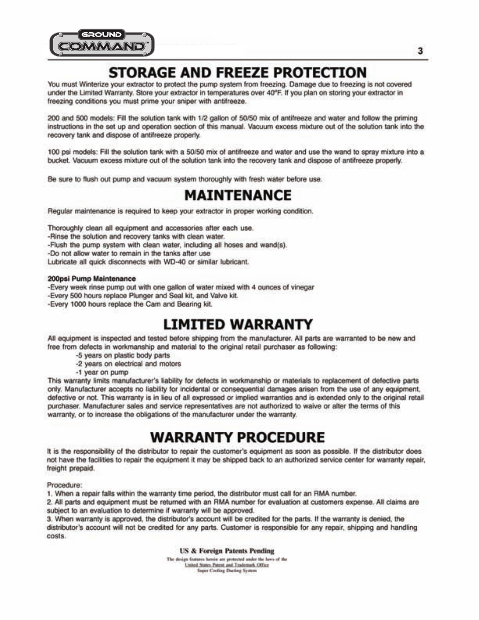 Royal Vacuums CH83020 User Manual | Page 4 / 10