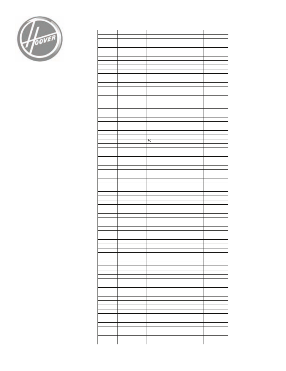 Parts breakdown, Page 8 | Royal Vacuums CH83005 User Manual | Page 10 / 12