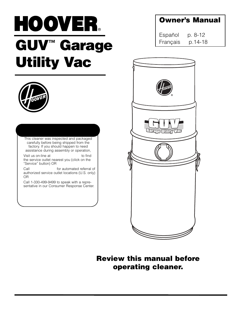 Royal Vacuums L2310 User Manual | 7 pages
