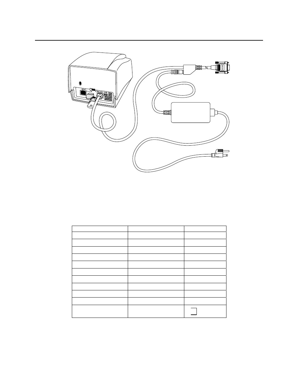 Figure 2-4. cable connections - rs-232 | Compaq 380 User Manual | Page 22 / 34