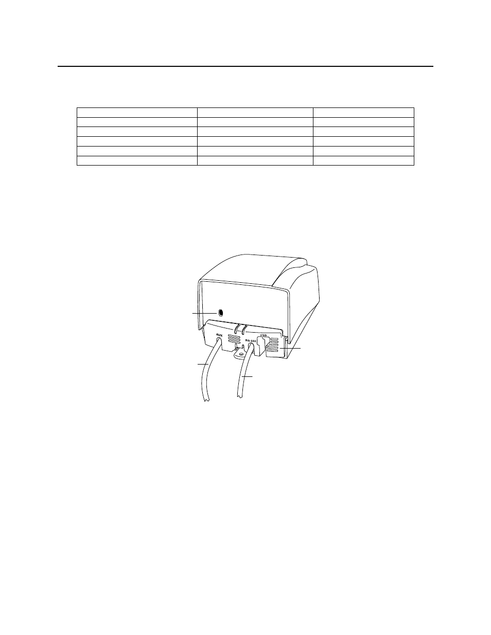 Table 2-3. cable connections – usb power | Compaq 380 User Manual | Page 24 / 34