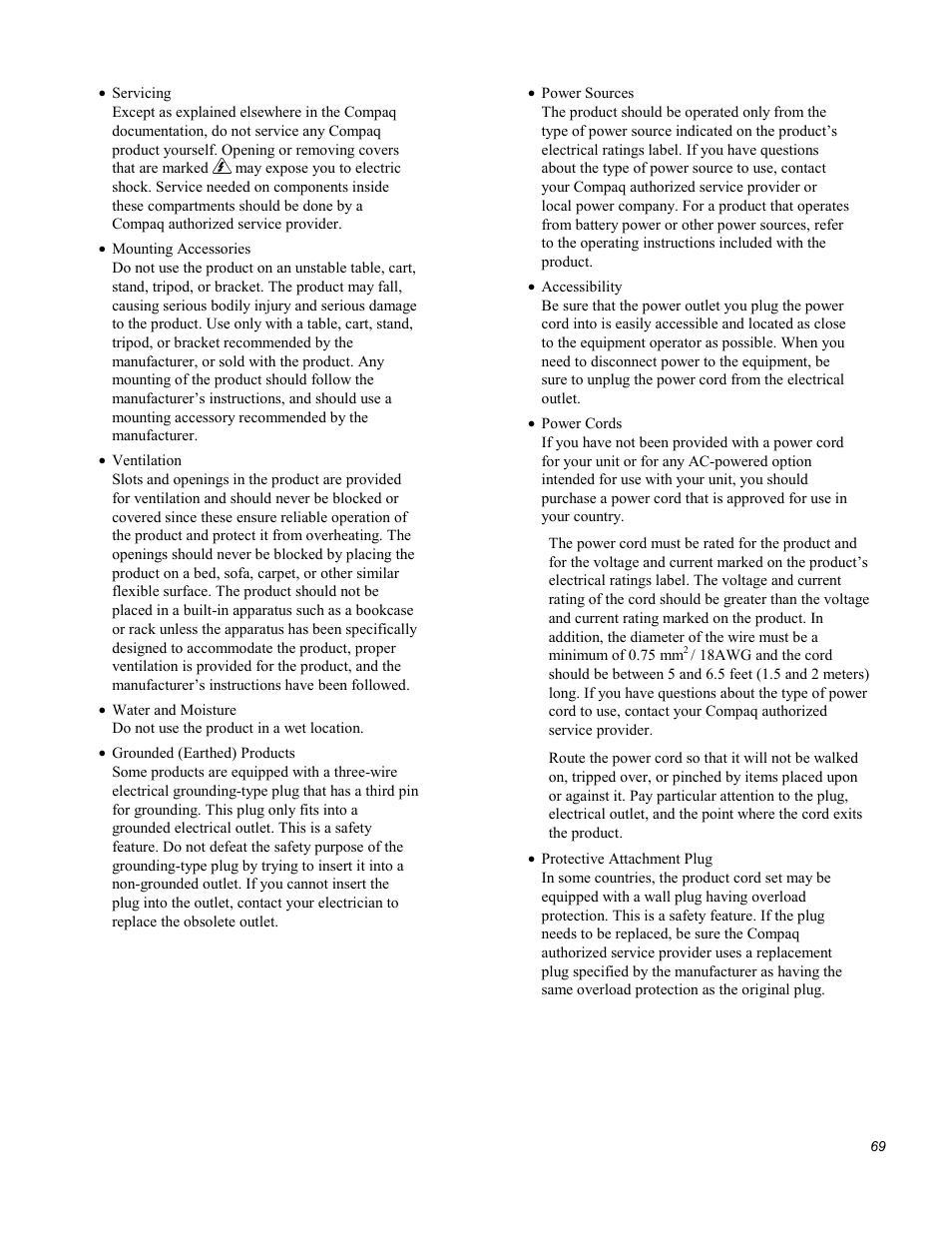 Compaq Printer A1500 User Manual | Page 73 / 81