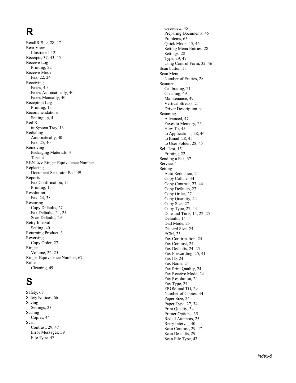 Compaq Printer A1500 User Manual | Page 79 / 81