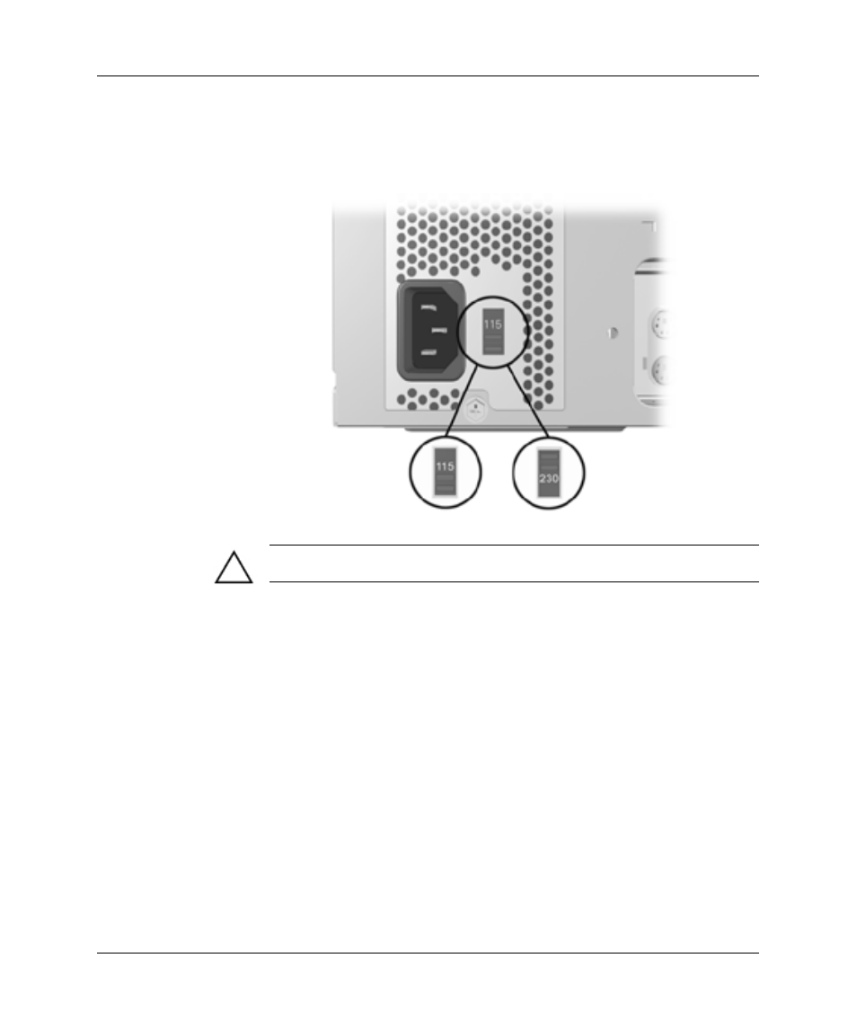 Step 2: confirm the voltage setting | Compaq Evo D300v Series User Manual | Page 7 / 71