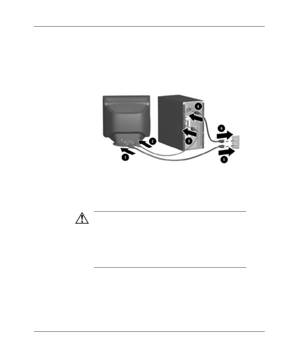 Step 4: connect the power cords | Compaq Evo D300v Series User Manual | Page 9 / 71