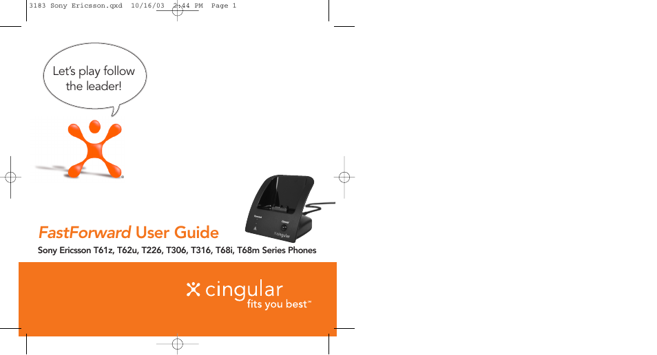 Cingular T68m User Manual | 13 pages