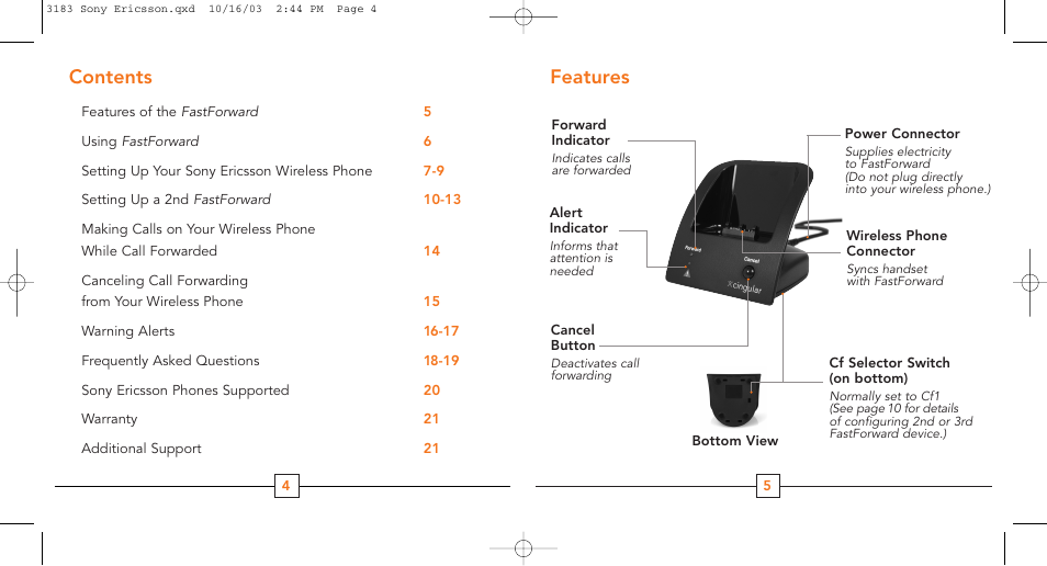 Cingular T68m User Manual | Page 4 / 13