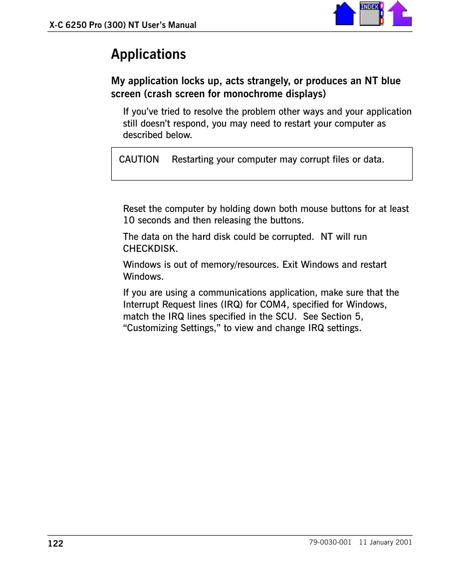 Applications, Applications 122 | Cingular X-C 6250 Pro (300) User Manual | Page 122 / 153