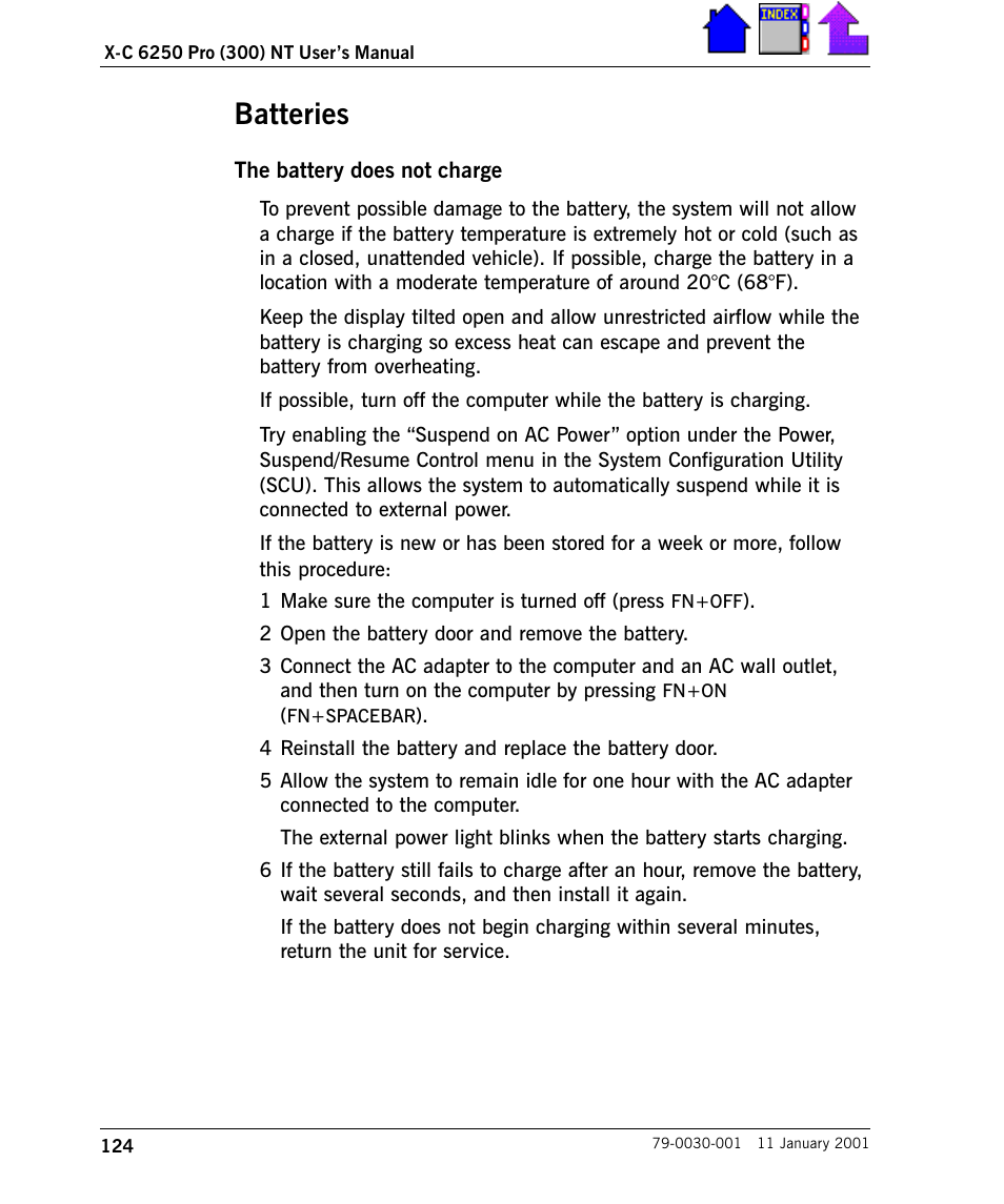 Batteries, Batteries 124 | Cingular X-C 6250 Pro (300) User Manual | Page 124 / 153