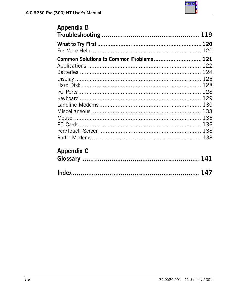 Cingular X-C 6250 Pro (300) User Manual | Page 14 / 153