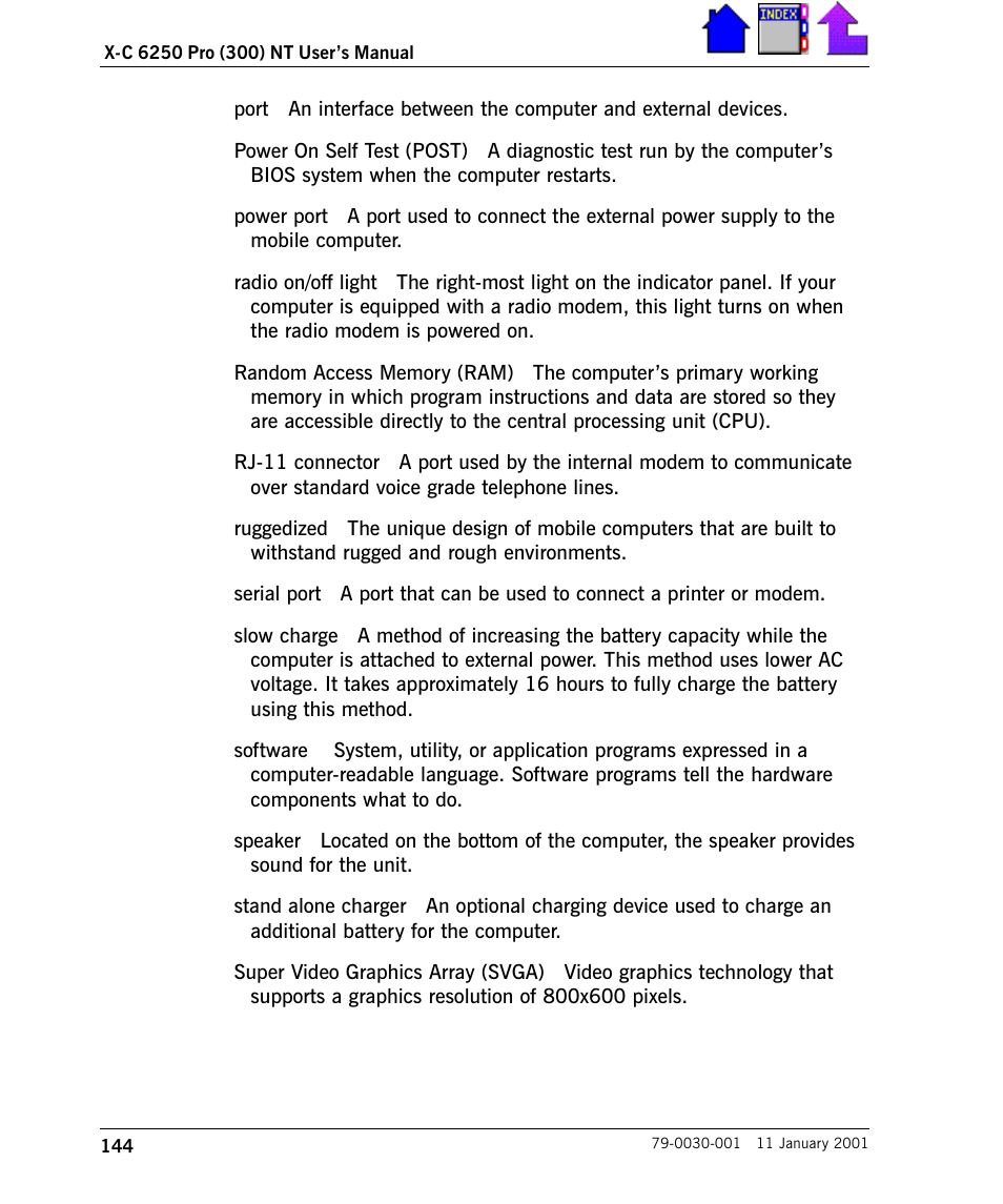 Cingular X-C 6250 Pro (300) User Manual | Page 144 / 153