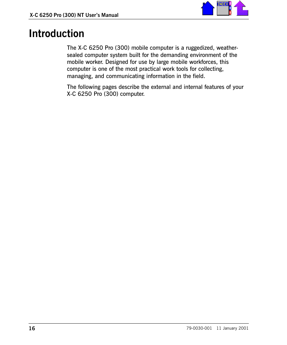 Introduction, Introduction 16 | Cingular X-C 6250 Pro (300) User Manual | Page 16 / 153