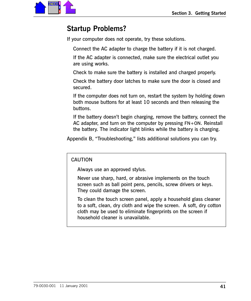 Startup problems, Startup problems? 41 | Cingular X-C 6250 Pro (300) User Manual | Page 41 / 153