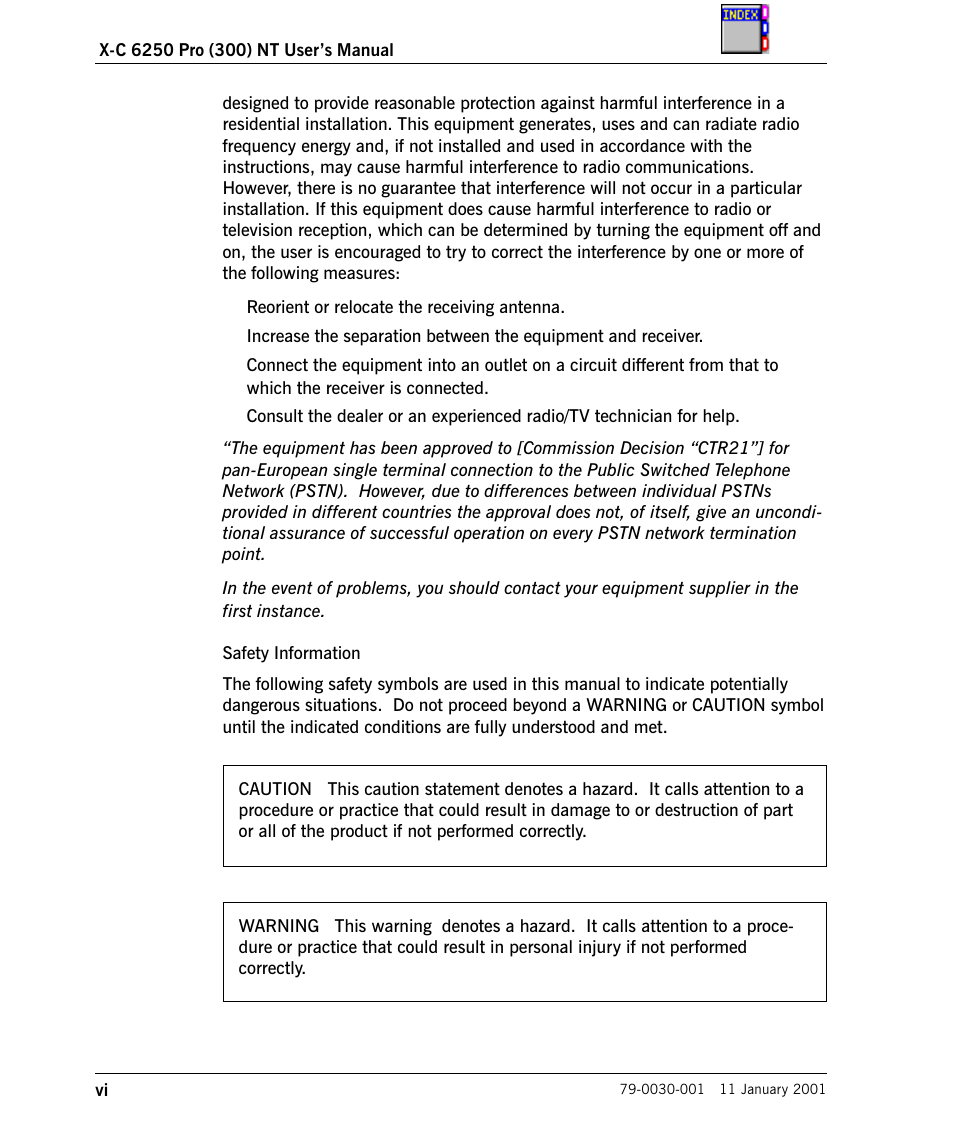 Cingular X-C 6250 Pro (300) User Manual | Page 6 / 153