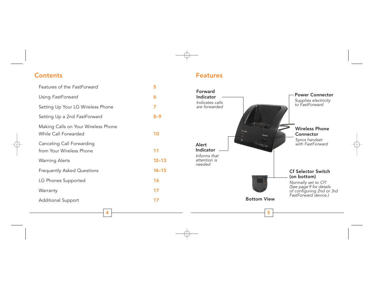 Cingular G4010 User Manual | Page 4 / 11