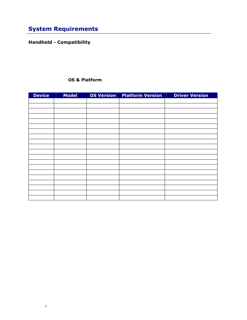 System requirements, Handheld - compatibility, Andheld | Ompatibility | Cingular Amzer Smart Keyboard User Manual | Page 6 / 37