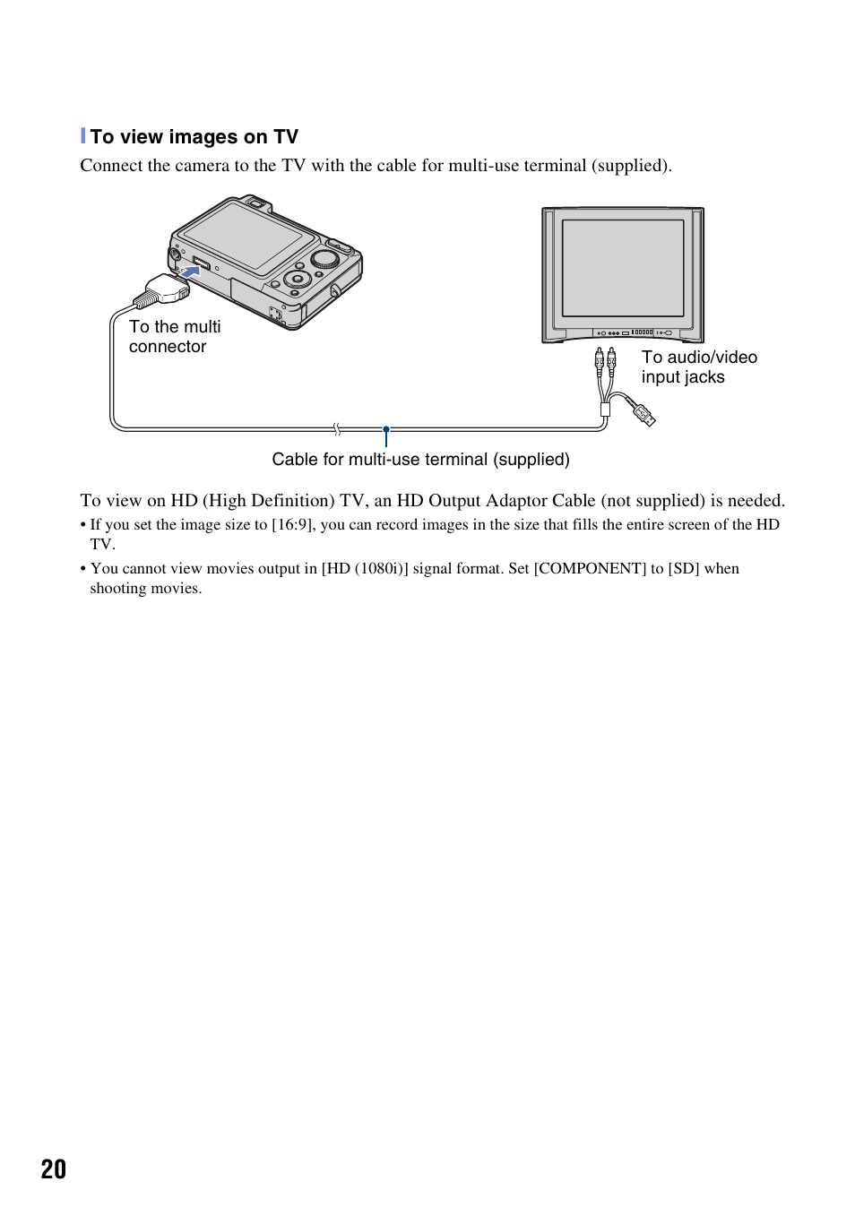 Sony DSC-W300 User Manual | Page 20 / 40