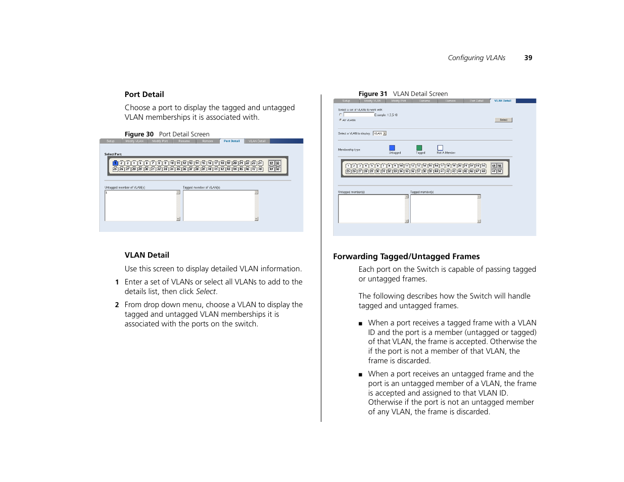 Forwarding tagged/untagged frames | 3Com 3C16476CS User Manual | Page 39 / 79