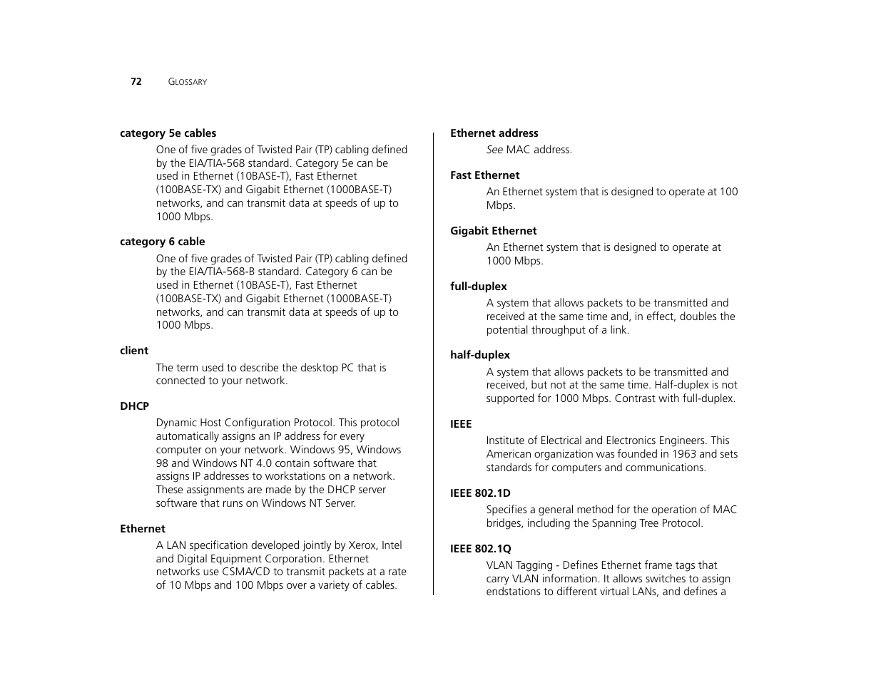 3Com 3C16476CS User Manual | Page 72 / 79