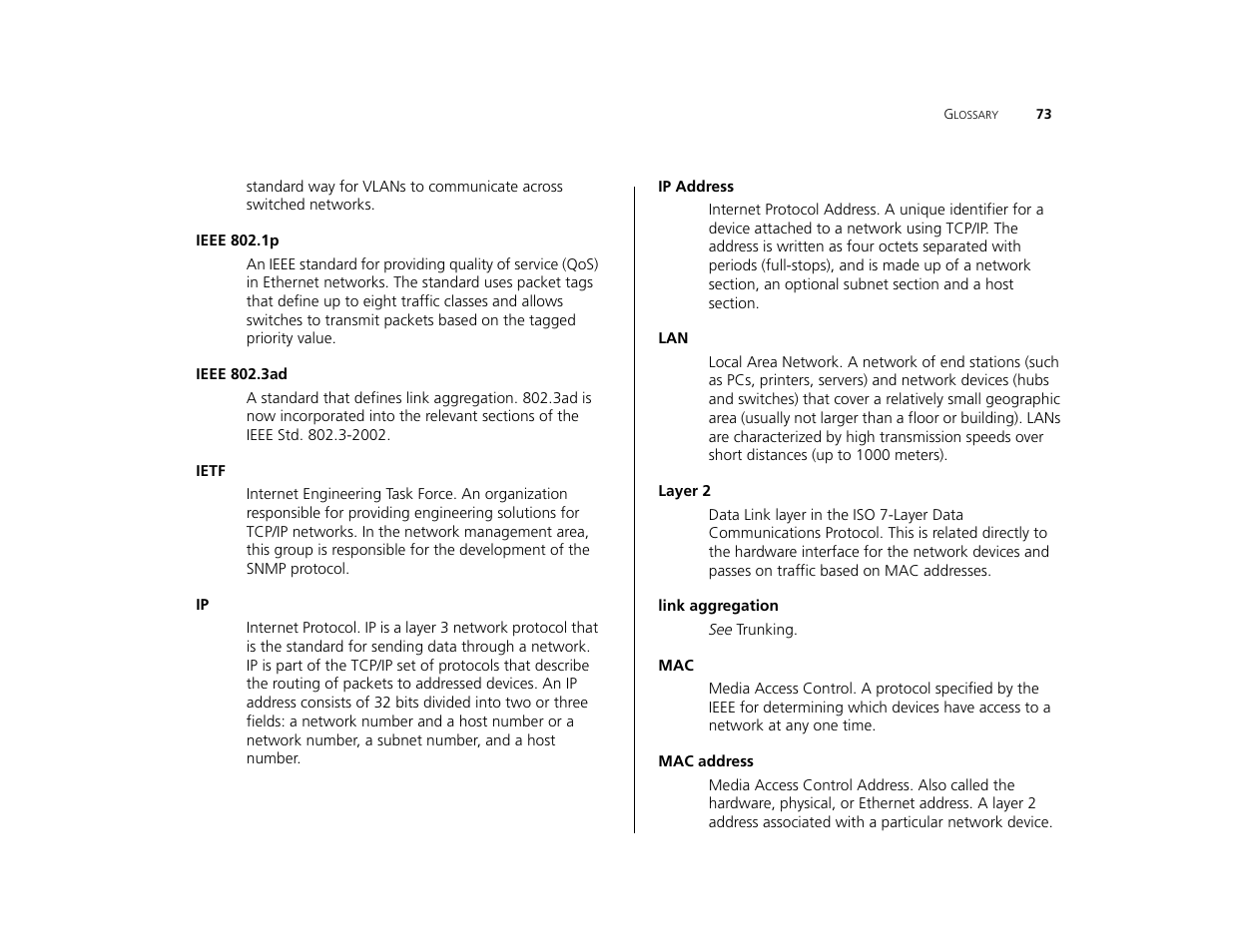 3Com 3C16476CS User Manual | Page 73 / 79