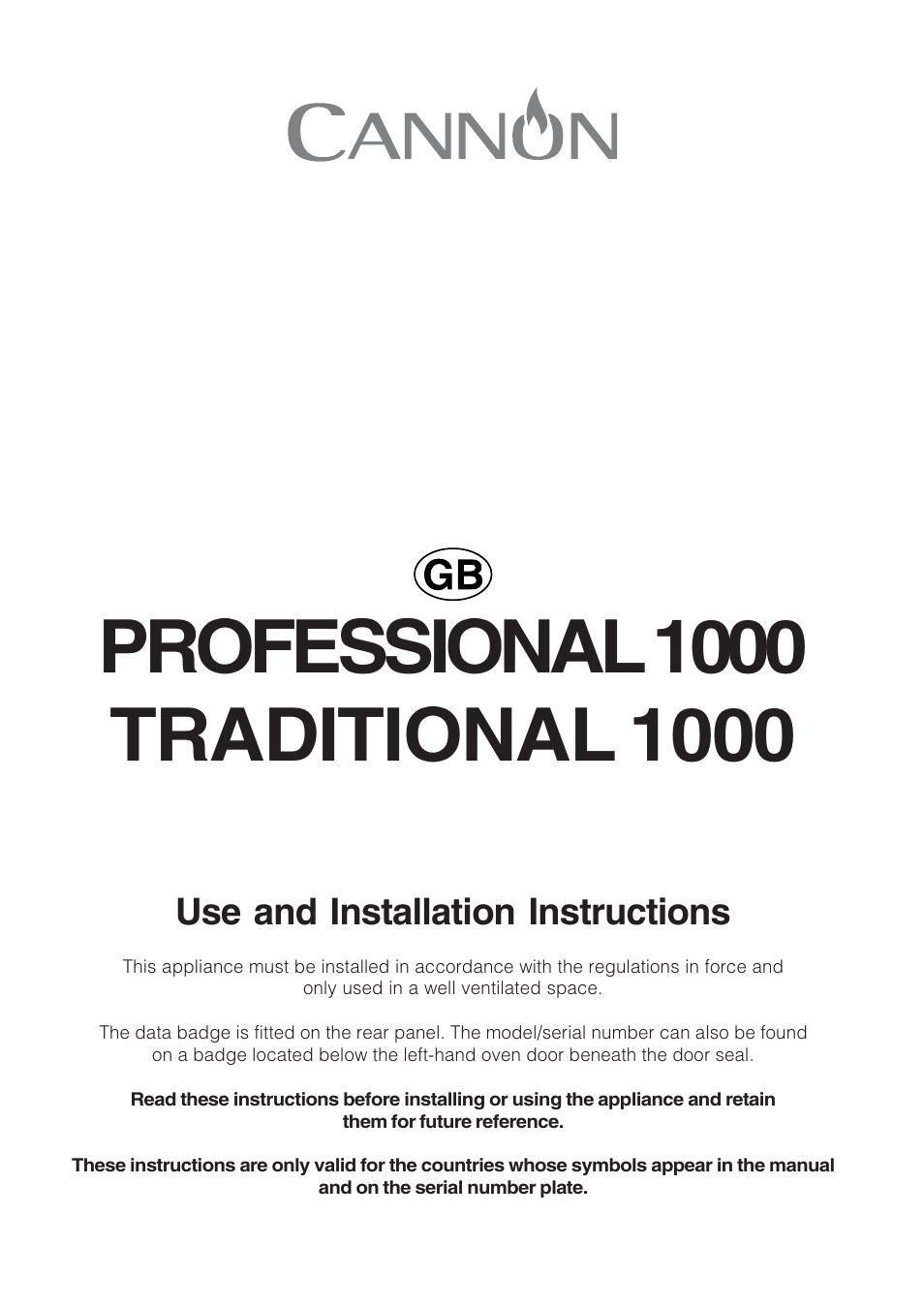 Cannon PROESSIONAL1000 User Manual | 36 pages