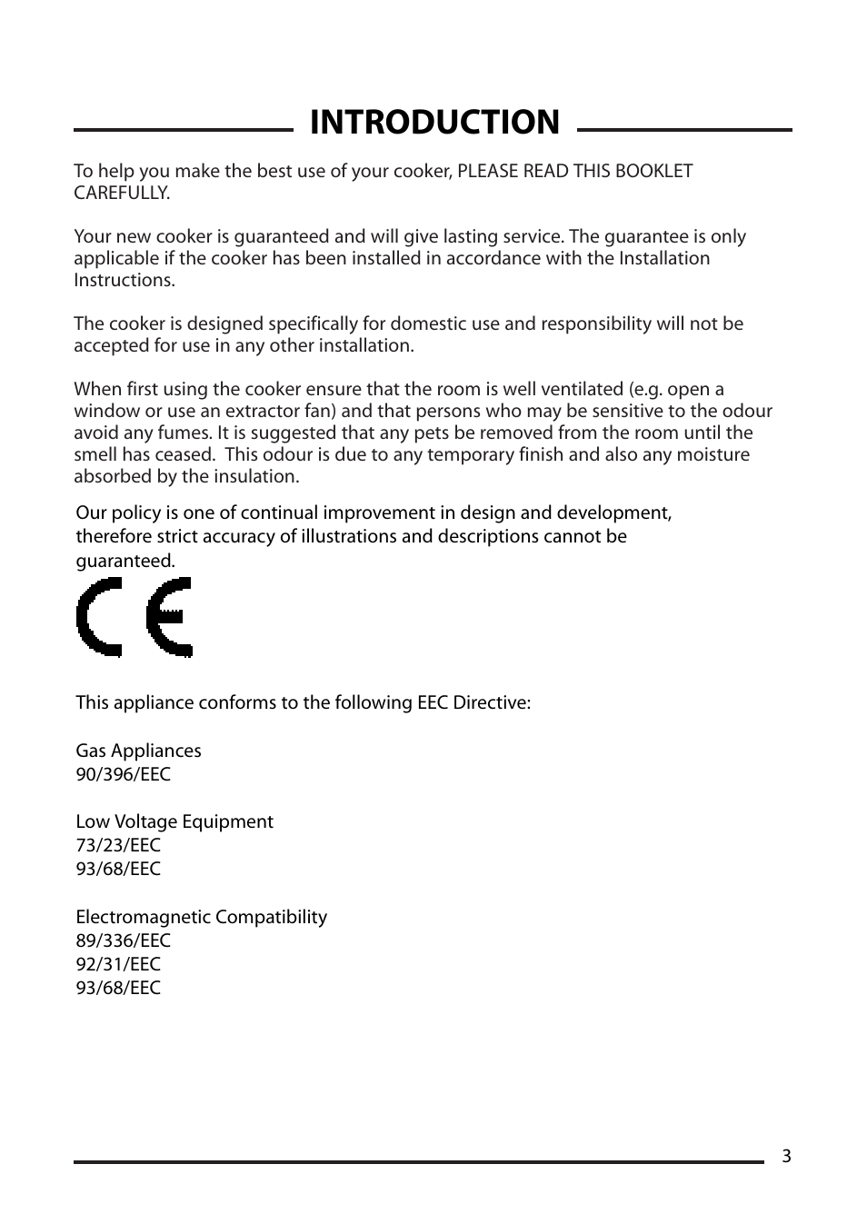 Introduction | Cannon CHESTER 10548G MK2 User Manual | Page 3 / 36