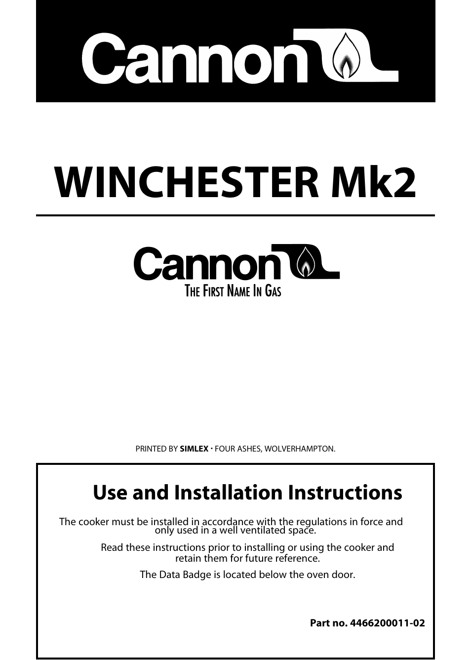 Cannon 4466200011-02 User Manual | 36 pages
