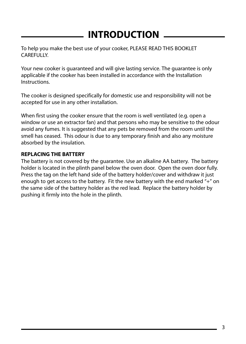 Introduction | Cannon LICHFIELD 10506G User Manual | Page 3 / 24