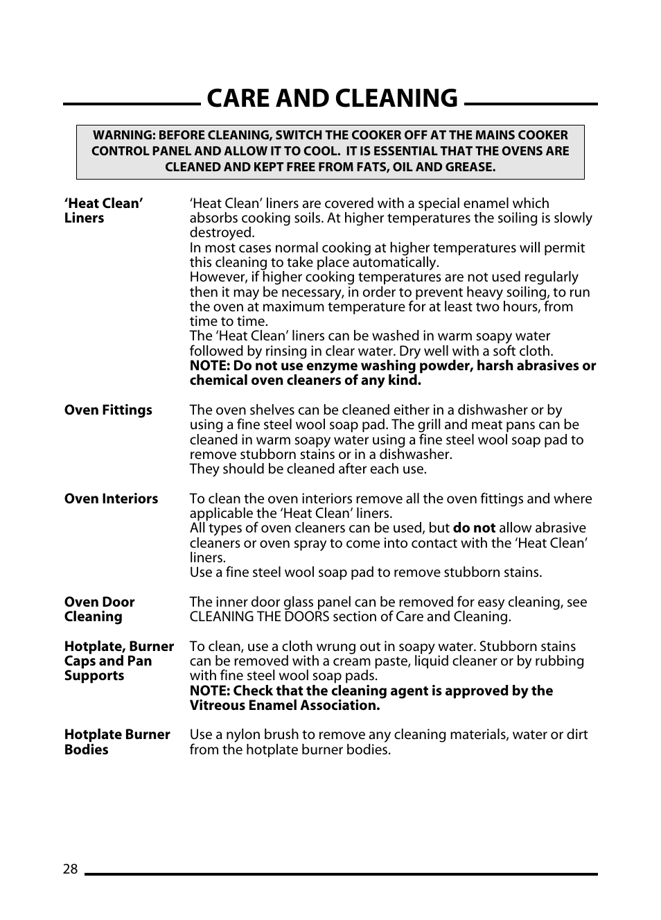 Care and cleaning | Cannon C60DT User Manual | Page 28 / 40