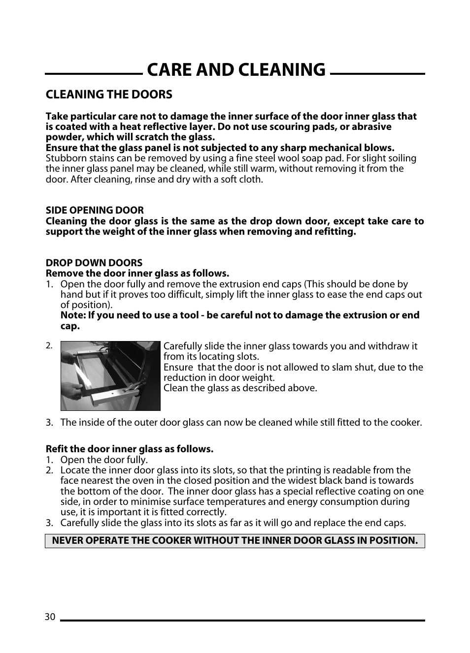Care and cleaning | Cannon C60DT User Manual | Page 30 / 40