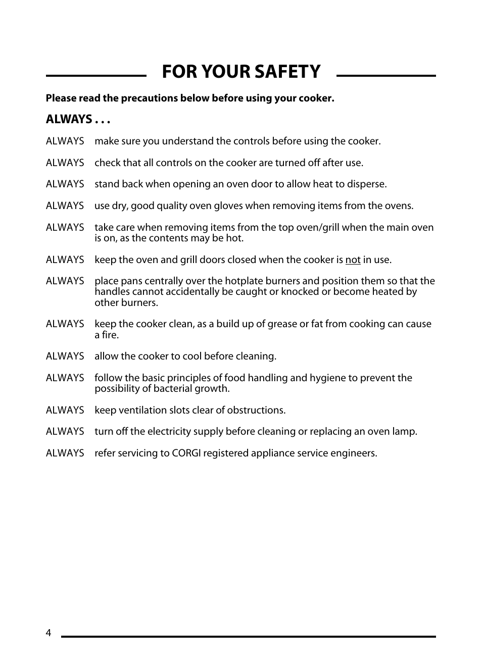 For your safety | Cannon C60DT User Manual | Page 4 / 40