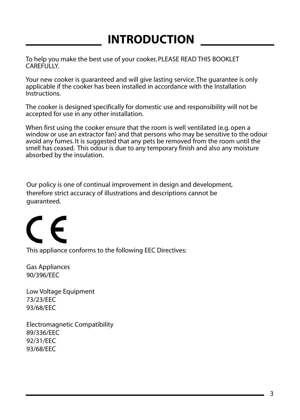 Introduction | Cannon WESTMINSTER 10556G User Manual | Page 3 / 32